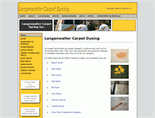 Tablet Screenshot of langdye.com